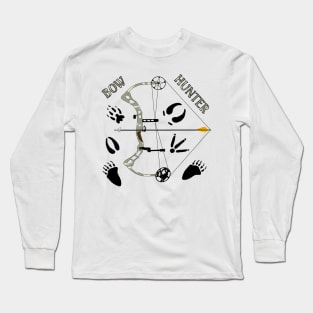 Bow Hunter, hunting, archery, gifts, apparel Long Sleeve T-Shirt